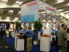 東芝のブース