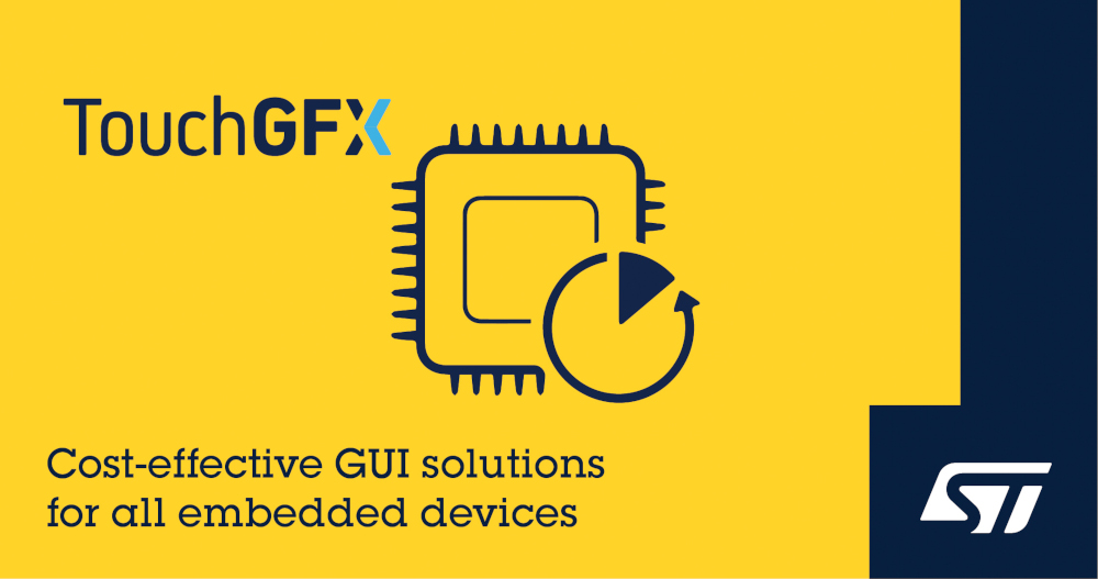 STマイクロエレクトロニクスが低コスト機器のGUI設計を簡略化する最新のTouchGFXと新しいSTM32 Nucleo機能拡張ボードを発表