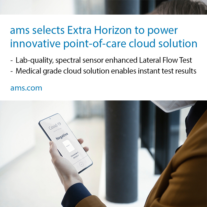 amsが革新的なポイントオブケアクラウドソリューションを進化させるプラットフォームとしてExtra Horizonを選定