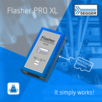 ポジティブワンがSegger社超大容量メモリを備えたプログラマ「FlasherPRO XL」販売開始