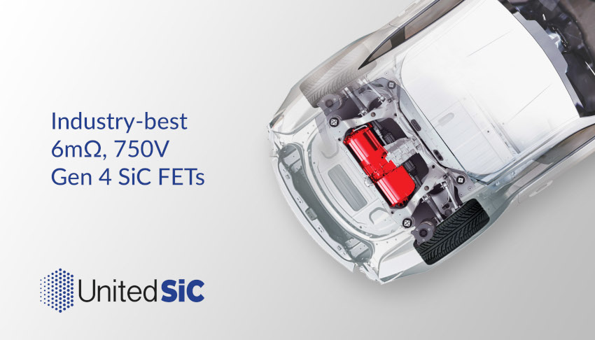 UnitedSiCが業界最高クラスの新6mohm SiC FETデバイス発表