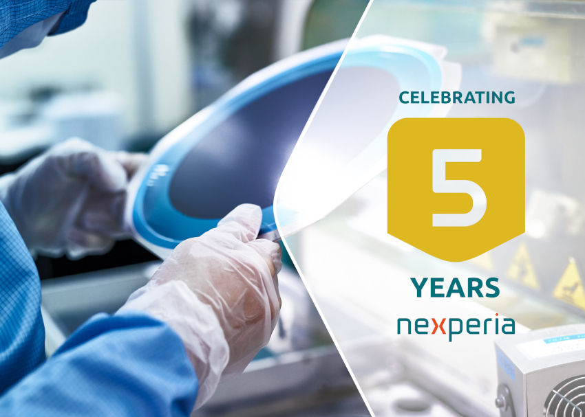 Nexperiaが将来に投資し独立企業として5周年