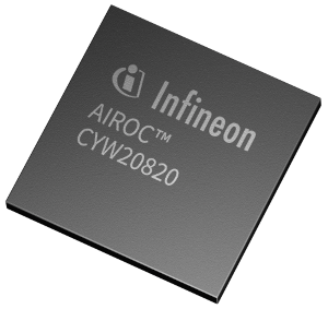 インフィニオンがAIROC™ CYW20820 Bluetooth® & Bluetooth® LE システムオンチップ発表