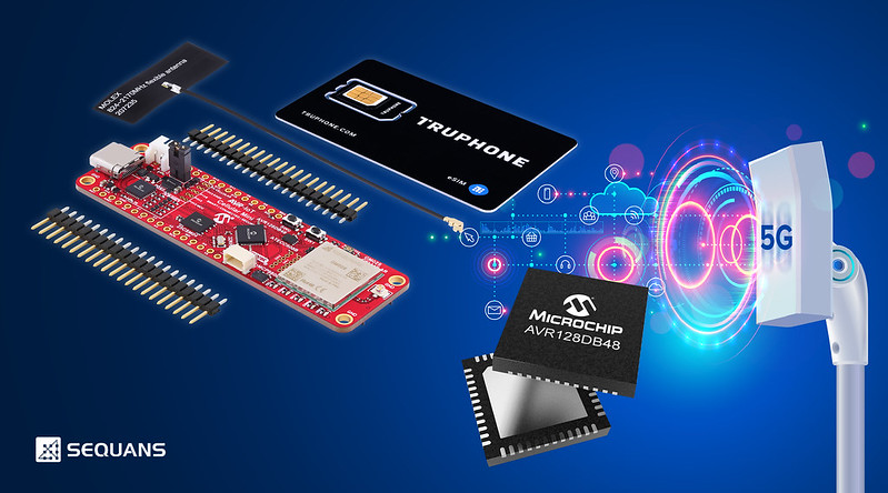 Microchipが5G LTE-M狭帯域IoTネットワークに接続できる 8ビットMCU開発ボードを発表
