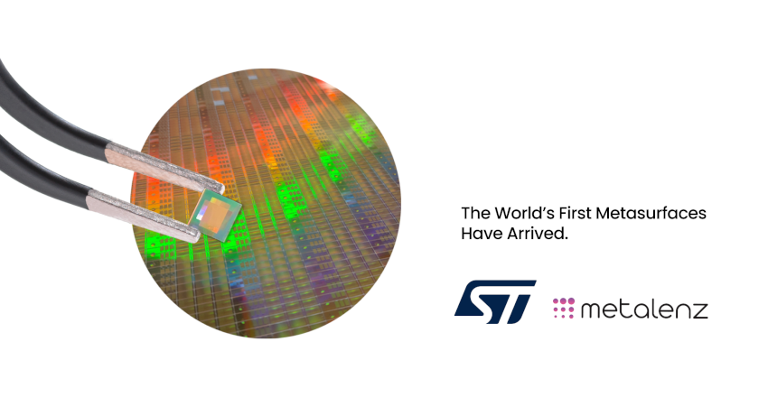 MetalenzとSTマイクロエレクトロニクスがコンスーマ機器向けに世界初の光学メタサーフェス技術発表