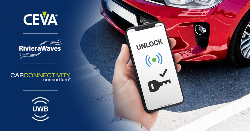 CEVAがCar Connectivity Consortium® Digital Key 3.0規格に最適化したUWB IP発表