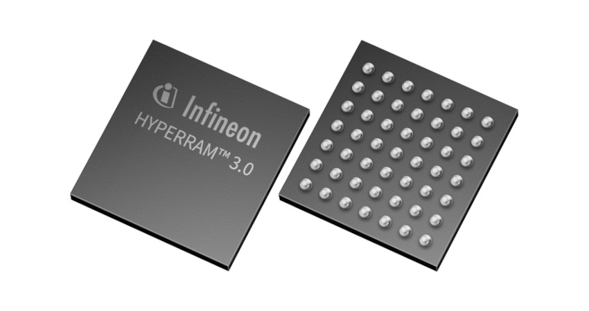 インフィニオンから新しいHYPERRAM™メモリチップ、少ピン数、高性能ソリューション向けにバンド幅を2倍に拡大