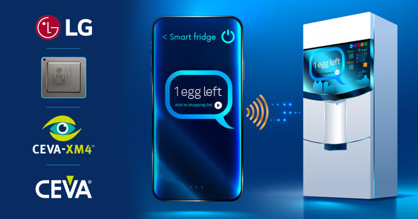 スマート家電の性能・機能の強化に向けて、エッジAI用SoCのLG8111がビジョンDSPのCEVA-XM4を採用