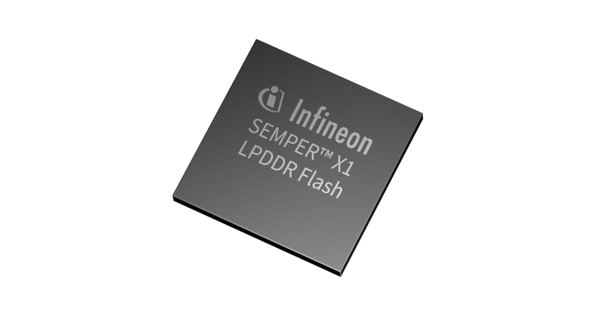 インフィニオンが業界初のLPDDRフラッシュメモリを発表
