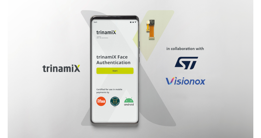 trinamiX、Visionox、STマイクロエレクトロニクス、スマートフォン向け有機ELディスプレイ埋込み型の低コストでセキュアな顔認証システムを発表