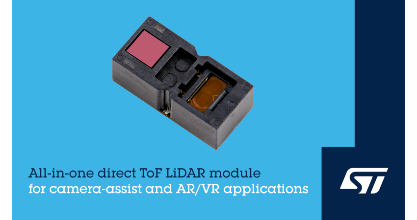 STマイクロエレクトロニクスが３D深度センシングを強化する最新のToF測距センサを発表