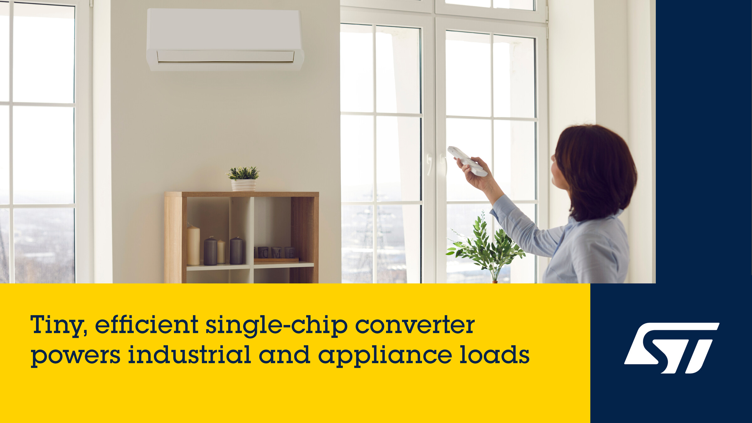 STマイクロエレクトロニクス、家電・産業機器向けの3A対応シングルチップ降圧DC/DCコンバータを発表