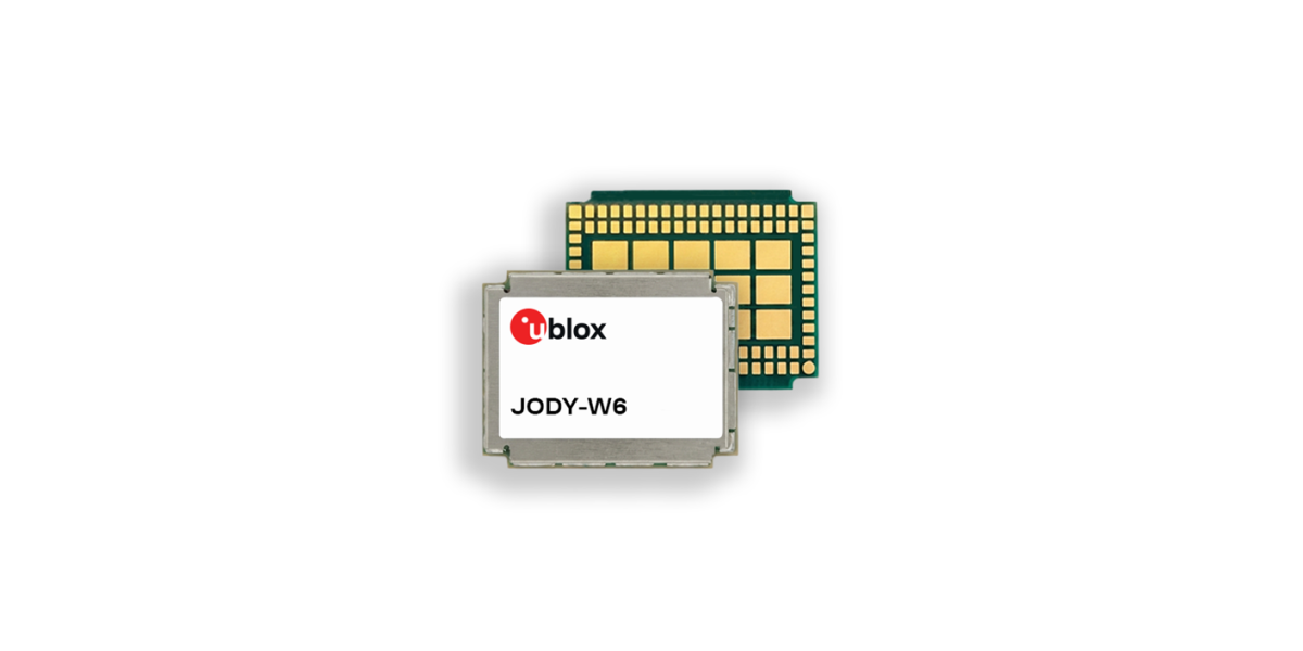u-blox、産業用IoT向けセキュアなトライバンドWi-Fi™6Eを提供する「JODY-W6」発売