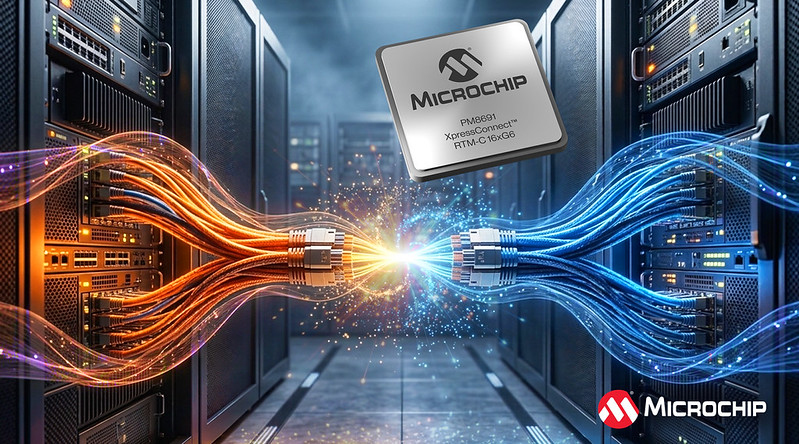 Microchip社、AIデータセンターのレイテンシとシグナル インテグリティの課題を解決するXpressConnect™ PCIe® 6.0/CXL 3.1リタイマを発表